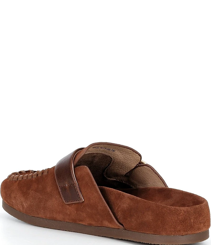 Brioso Seth Suede Slip-On Mules