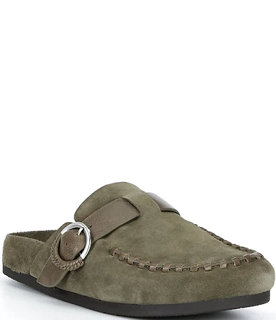 Brioso Seth Suede Slip-On Mules