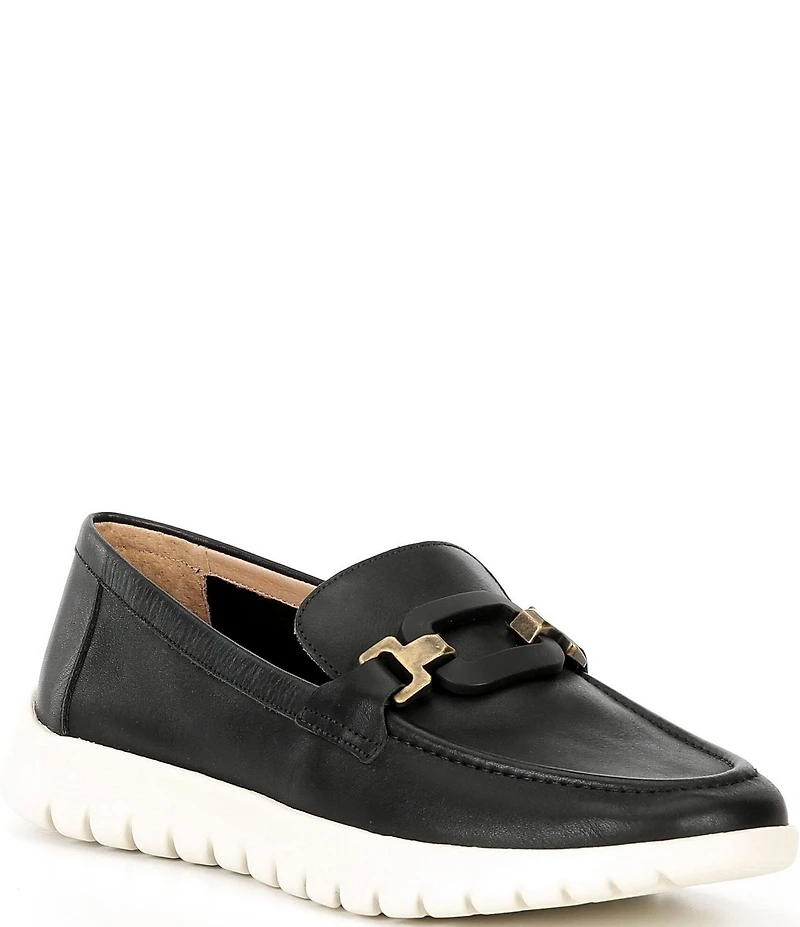 Brioso Shaye Leather Hardware Detail EVA Loafers