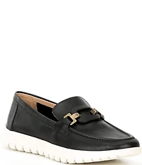 Brioso Shaye Leather Hardware Detail EVA Loafers