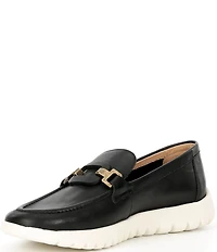 Brioso Shaye Leather Hardware Detail EVA Loafers