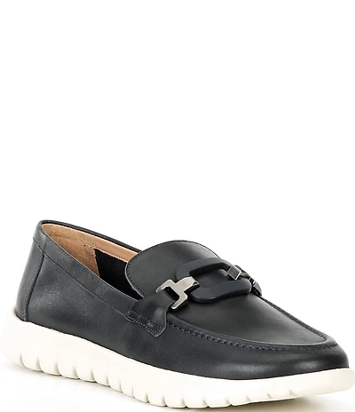 Brioso Shaye Leather Hardware Detail EVA Loafers