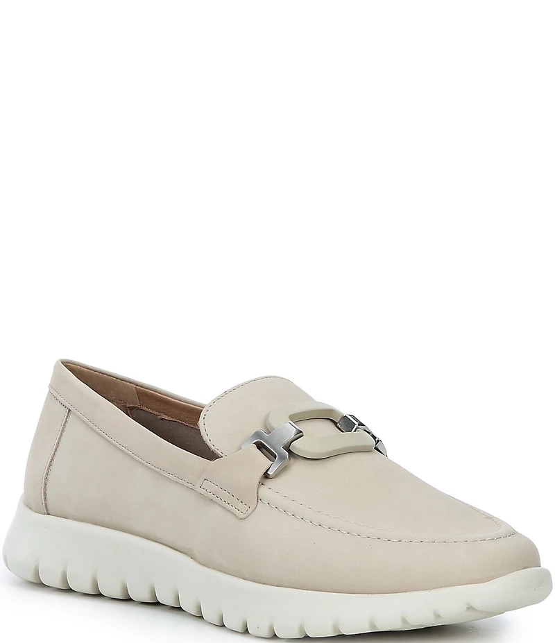 Brioso Shaye Nubuck Hardware Detail Loafers