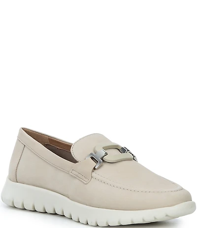 Brioso Shaye Nubuck Hardware Detail Loafers