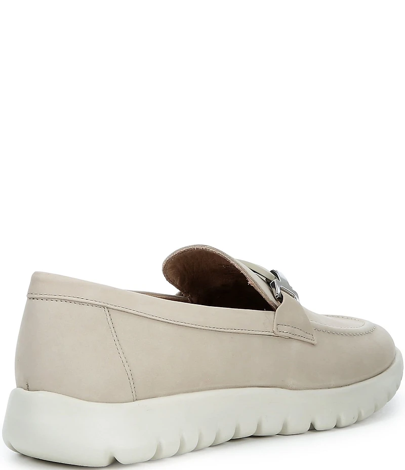 Brioso Shaye Nubuck Hardware Detail Loafers