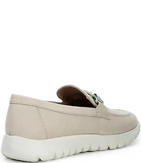 Brioso Shaye Nubuck Hardware Detail Loafers