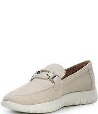 Brioso Shaye Nubuck Hardware Detail Loafers