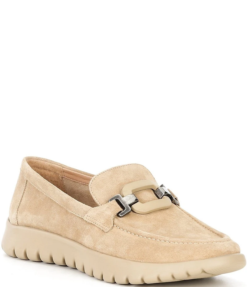 Brioso Shaye Suede Hardware EVA Loafers