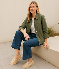 Brioso Shaye Suede Hardware EVA Loafers