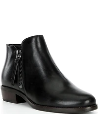 Brioso Shelby Leather Side Zip Booties