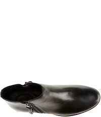 Brioso Shelby Leather Side Zip Booties