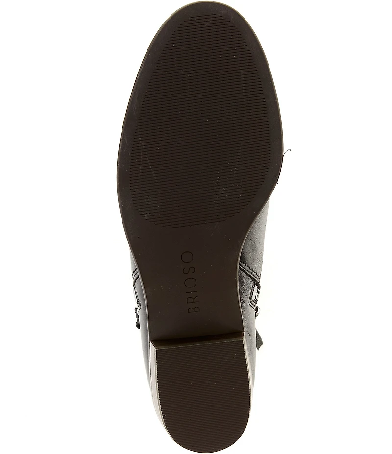 Brioso Shelby Leather Side Zip Booties