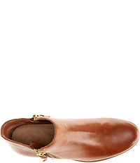 Brioso Shelby Leather Side Zip Booties