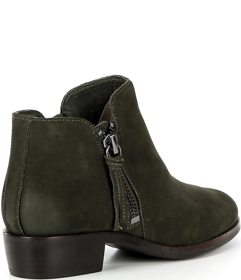 Brioso Shelby Suede Side Zip Booties