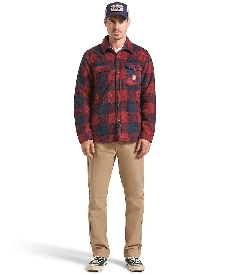 Brixton Bowery Long Sleeve Arctic Fleece Shirt Jacket