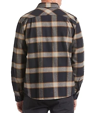 Brixton Bowery Long Sleeve Plaid Heavy Flannel Shirt