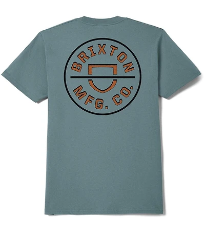 Brixton Crest II Logo Short Sleeve T-Shirt