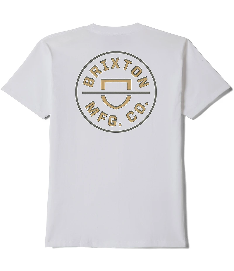 Brixton Crest Logo Short Sleeve T-Shirt