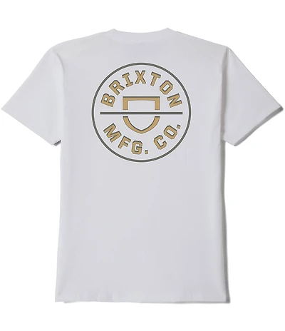 Brixton Crest Logo Short Sleeve T-Shirt