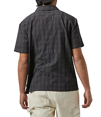 Brixton Cru Oxford Plaid Short Sleeve Woven Shirt