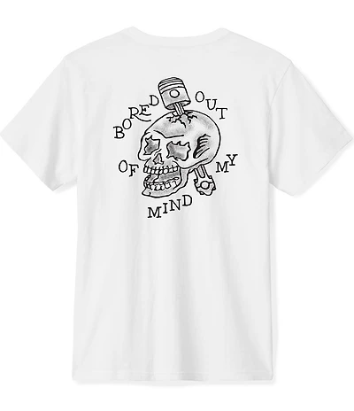 Brixton Daytona Skull Graphic Short Sleeve T-Shirt