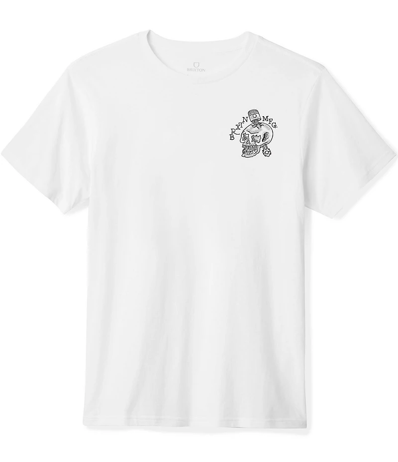 Brixton Daytona Skull Graphic Short Sleeve T-Shirt