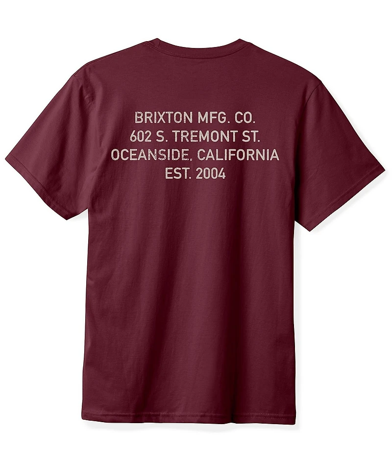 Brixton Gage Logo Short Sleeve T-Shirt