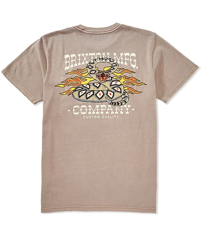 Brixton Hardee Snake Graphic Short Sleeve T-Shirt