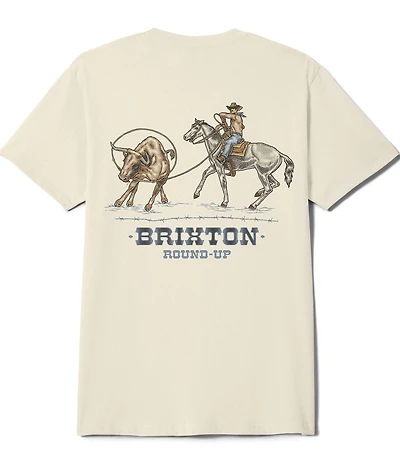 Brixton Hutchins Round Up Roping Cowboy Short Sleeve T-Shirt