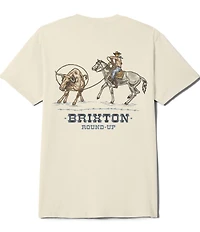 Brixton Hutchins Round Up Roping Cowboy Short Sleeve T-Shirt