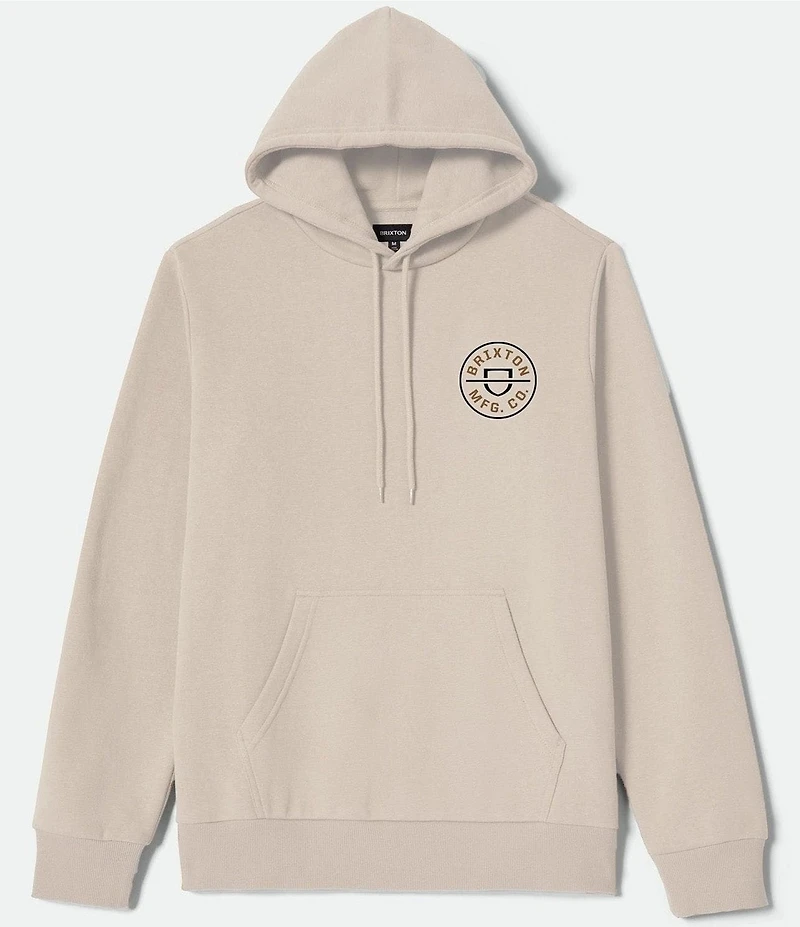 Brixton Long-Sleeve Crest Graphic Pullover Hoodie