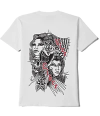 Brixton Marquis Character Skull Print Short Sleeve T-Shirt