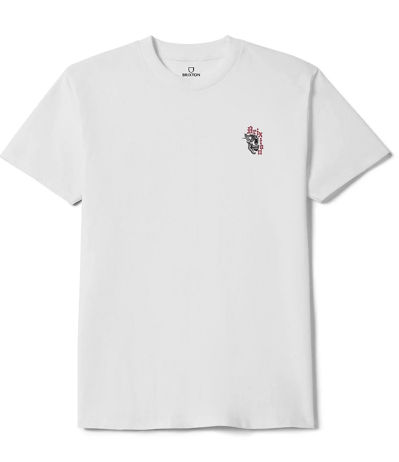 Brixton Marquis Character Skull Print Short Sleeve T-Shirt