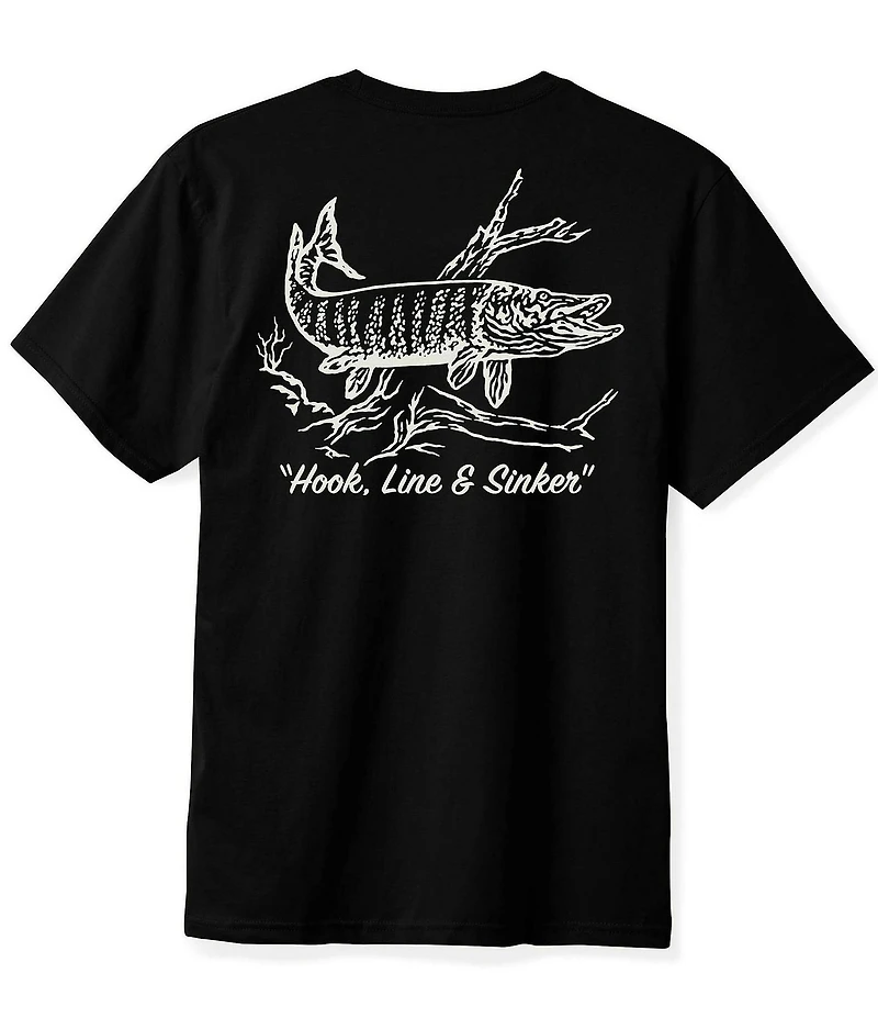 Brixton Muskie Fish Short Sleeve T-Shirt