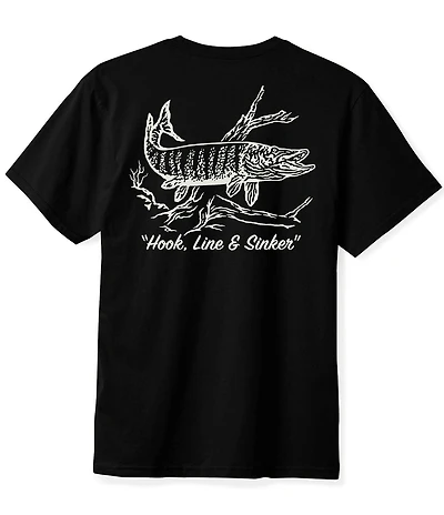 Brixton Muskie Fish Short Sleeve T-Shirt