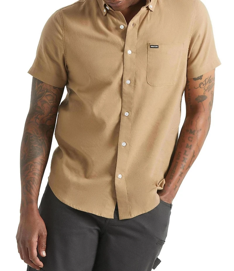 Brixton Sanford Oxford Short Sleeve Woven Shirt