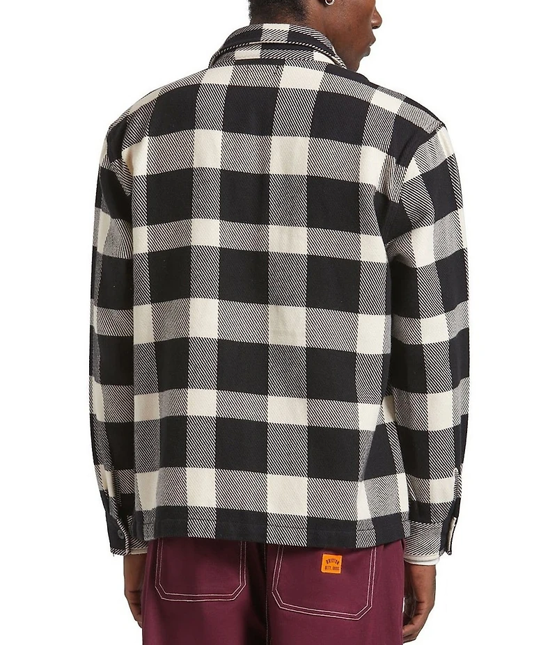 Brixton Union Long Sleeve Plaid Flannel Shacket