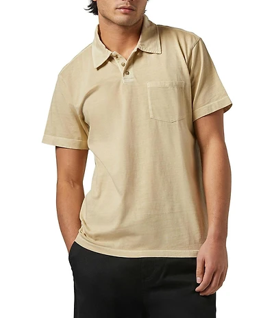 Brixton Vintage Wash Short Sleeve Polo Shirt