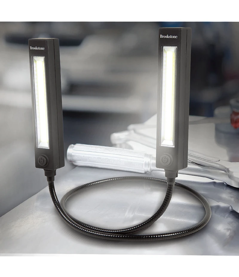 Brookstone Flex-Light Double COB Work Lamp
