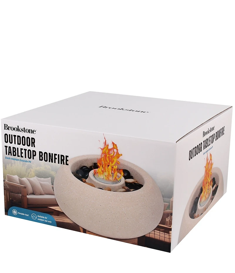 Brookstone Outdoor Tabletop Bonfire