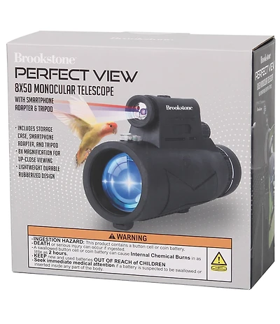 Brookstone Perfect View Monocular Telescope