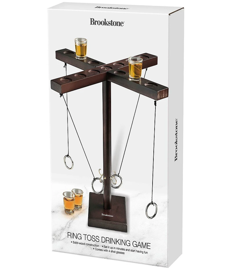 Brookstone Ring Toss Drinking Game