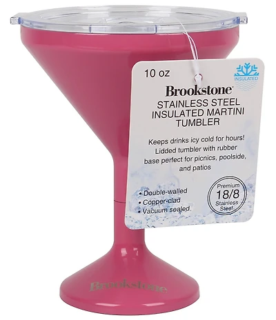 Brookstone Stainless Steel Martini Tumbler