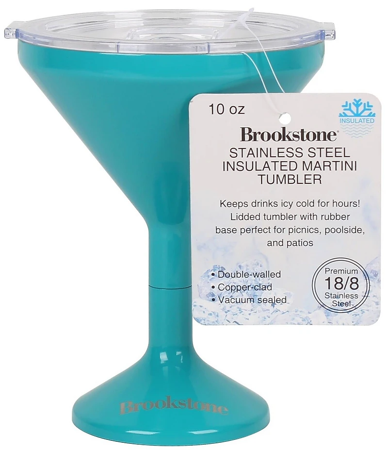 Brookstone Stainless Steel Martini Tumbler