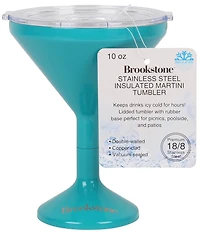 Brookstone Stainless Steel Martini Tumbler