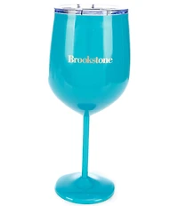 Brookstone Stainless Steel Wine Glass Tumbler