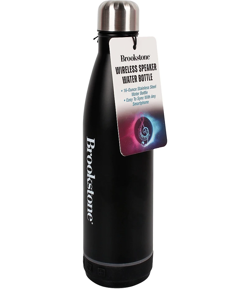 Brookstone Wireless Speaker Water Bottle