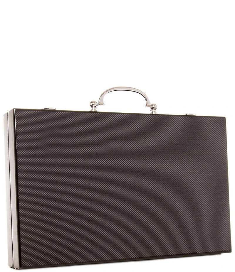 Brouk & Co Carbon Fiber Case Backgammon Set