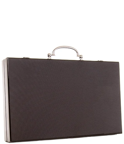 Brouk & Co Carbon Fiber Case Backgammon Set