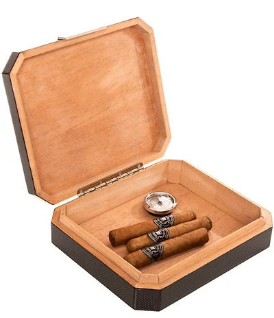 Brouk & Co Carbon Fiber Veneer Humidor